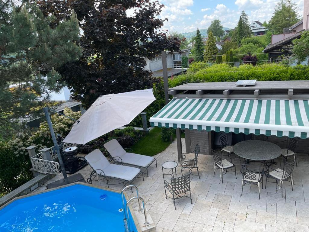 Villa Musica - Studio, Ruhig, Diskret,Mit Grossem Privatem Sitzplatz Lenzburg Dış mekan fotoğraf