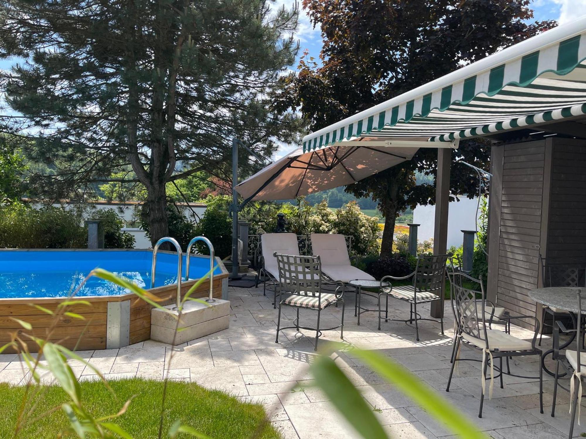 Villa Musica - Studio, Ruhig, Diskret,Mit Grossem Privatem Sitzplatz Lenzburg Dış mekan fotoğraf